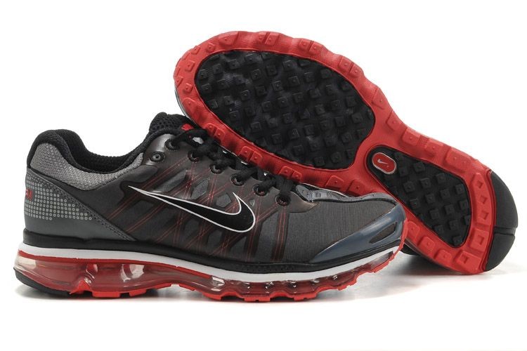 Mens Nike Air Max 2009 Black Grey - Click Image to Close